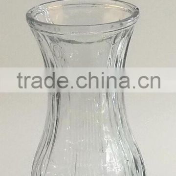 HP254 clear glass vase