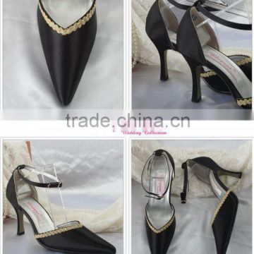 Black new arrival WS-004 2011 famous style wedding shose WS-004