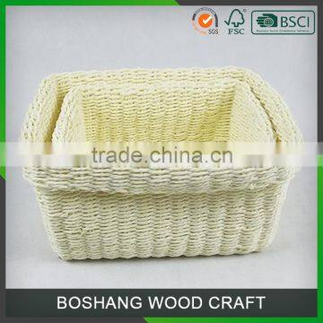 2016 Hot Sell Paper Woven Basket Weaving