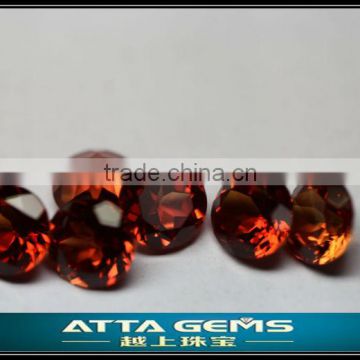 factory supply cheapest aaa quality round orange crystal