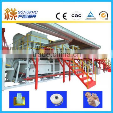 Absorbent paper machine, airlaid paper, Airlaid paper production line