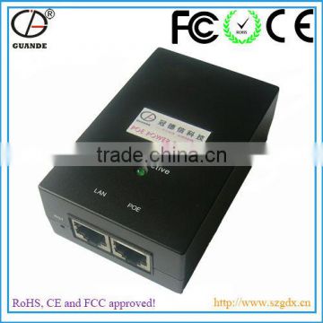 12W 24W 48W 12V 24V 48V 0.5A 1A RoHS CE FCC Approved AC or DC Input Ethernet over Power