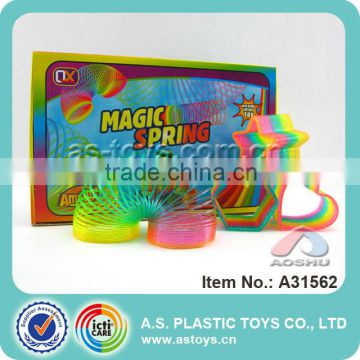 Funny Promotional Colorful Rainbow Spring For Toys