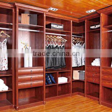 Luxury Solid Wood Walk-in Closet