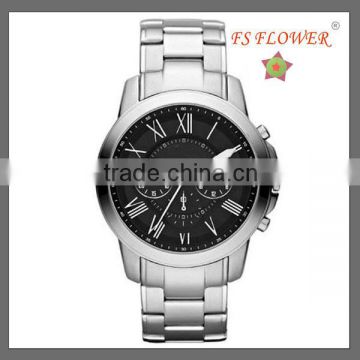 Japan Multi-Function Movt Watches Male Stainless Steel Back Quartz Quality Watches