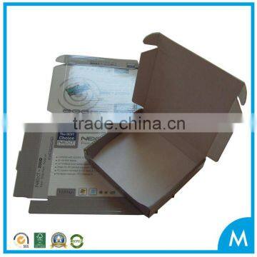 Flat packed corrugated paper box can be customized