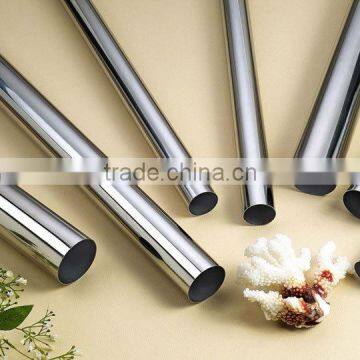 SUS201/202/304/316/316L/409/410/430 ASTM A-554 TIG Welded Round Stainless Steel Pipe for Construction and Decoration