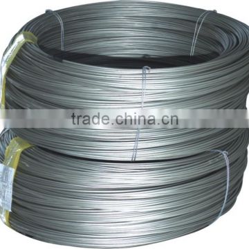Galvanizing carbon steel wire for building