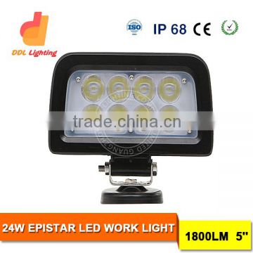24W Epistar WORK LIGHT offroad 5inch led driving work light scooters snowmobiles ATVs UTVs RVs