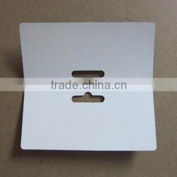 high quality coated paper folding custom header cards
