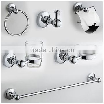 new design zinc chrome bathroom accessory set