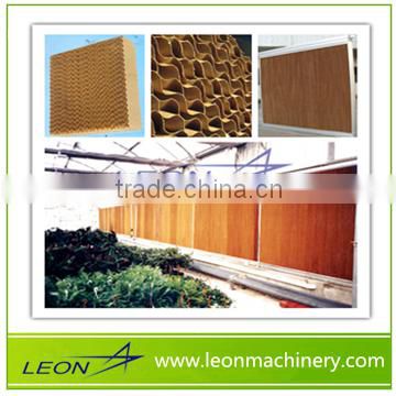 LEON brand corrugated cellulose evaporative cooling pad for chicken shed
