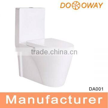 Hot Sale! Vitreous China Bathroom Washdwon Single Toilet DA001W