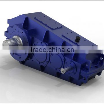 China made guo mao big discount soft tooth cylindrical gearbox rpm reductor