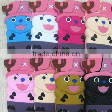 Chopper cartoon shape silicone cover case for iphone5