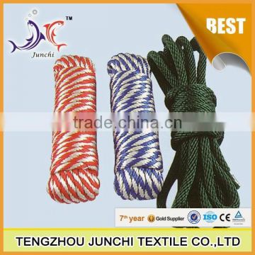 Junchi customized 100% double braided polyester rope