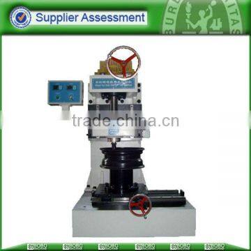 Wheel nut seat impact testing machine