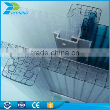 low weight u lock system pc panel flexible polycarbonate sheets