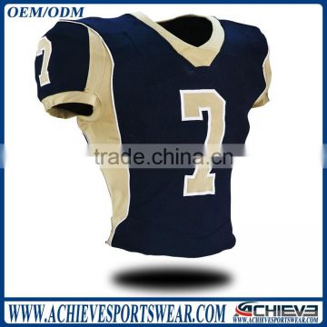 Sublimation Custom Design American Football Uniforms/ High Quality Custom Made American Football Jersey