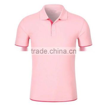 2017 Pink Family Casual Design Polo Shirt for men