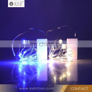 2m 20leds mini USB rechargeable copper wire led string light