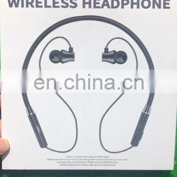 Remax 2020 arrival linton Series Memory Neckband Wireless Headphone earphone & headphone