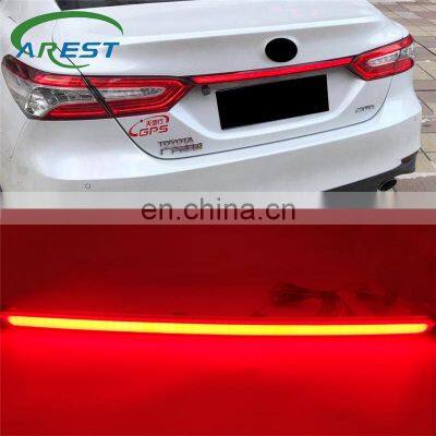 Carest 1PCS Rear Bumper Tail Light Red LED Taillight Reflector Brake Lamp turn Signal For Toyota Camry 2018 2019 2020