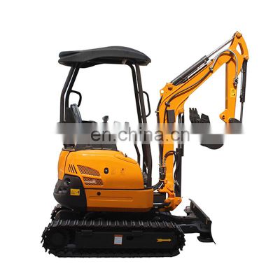 Accept customized excavators 2.5t gasoline engine digging excavator compact mini excavator