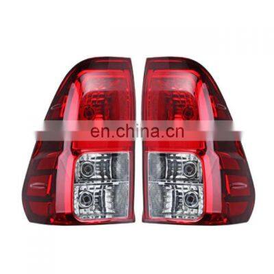 Auto Tail Lights For Toyota Hilux Tail Light With Wiring harness Without Bulb Rear Light Tail Lamp For Hilux Revo 2015 to 2018