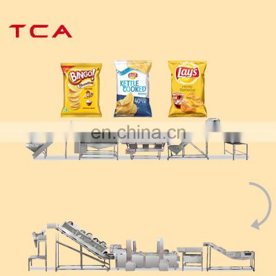Good Quality Fully Automatic Potato Chips Production And Packing Line