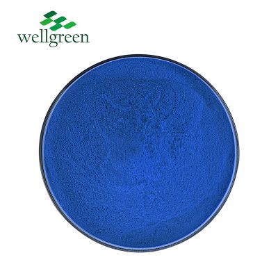 Blue Bulk Ghk-Cu Copper Peptide Powder Ghk-Cu Blue Copper Peptide Collagen