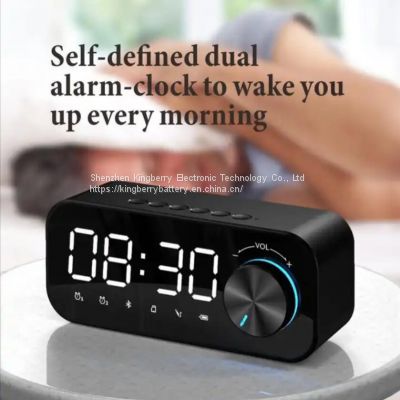 Multi-functional Bluetooth speaker with alarm clock