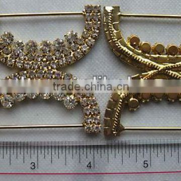 FASHION STYLE GOLD COLOR Middle East Rhinestone Buckles, Metal Buckles