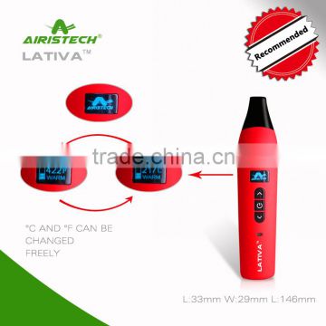 2016 wholesale vapor pens Airistech LATIVA vaporizer dry herb wholesale baking vaporizer,most popular vaporizer