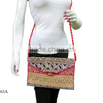 Attractive handmade banjara bags jaipuri clutch and purse cross body shoulder bags from manufacturer