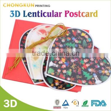Printed 3D lenticular postcard for promotion