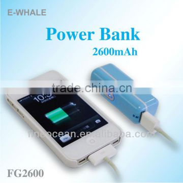 Mobile Power bank portable 2600mah for smartphone FG2600