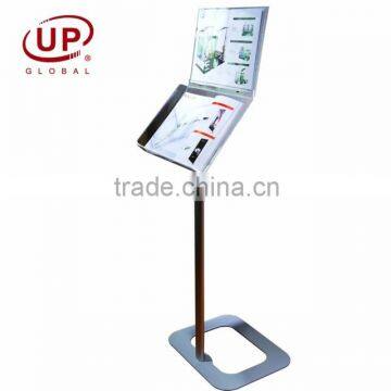 folding mutifunction brochure holder stand