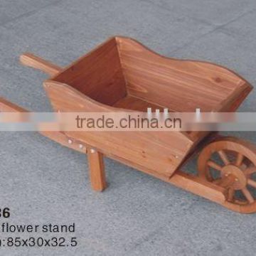 wooden flower stand