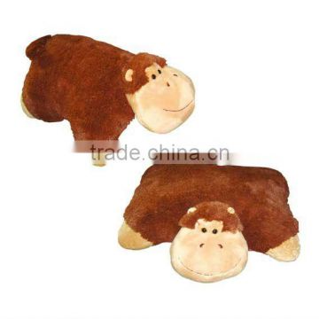 11" & 18" New Style Animal Pillow Series - Monkey