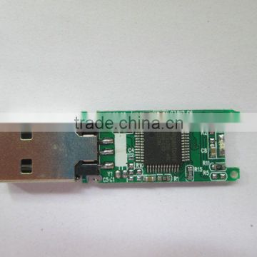 hot selling green solder mask lead free hasl 8gb usb flash drive pcba