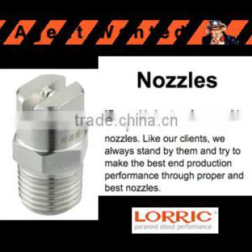 Looking for agents to distribute our products Taiwan LORRIC Spray Nozzle