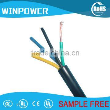 227 IEC 53 RVV flexible pvc jacket 4 core 0.75mm cable