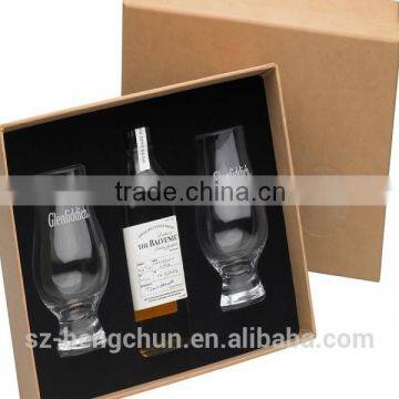 Customise Logo Stylish Paper Wine Boxes