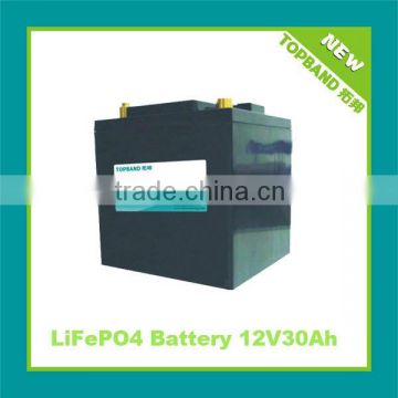 New LiFePO4 electric scooter battery 12V30Ah with BMS TB-1230F