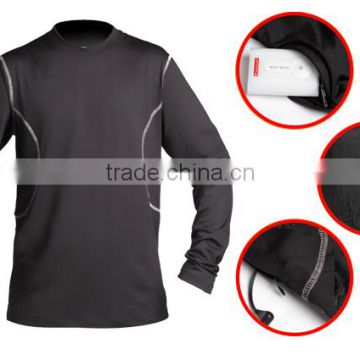 China Supplier Mens Sport T Shirt,Battery Heated Slim Fit Sport T Shirt