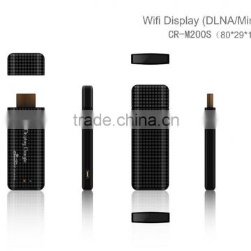 Factory price CR-M200S mirror screen wifi display dongle makes your tv become smart tv by Miracast/ DLNA /Airplay functions