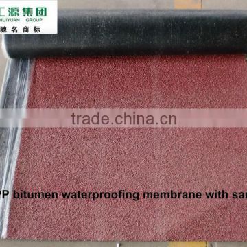 APP waterproof membrane with colored mineral