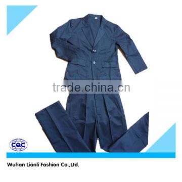 Blue professional cotton work uniform
