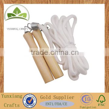 Jump Rope with Wooden Handle , Wooden Handle with Skipping Jump Rope